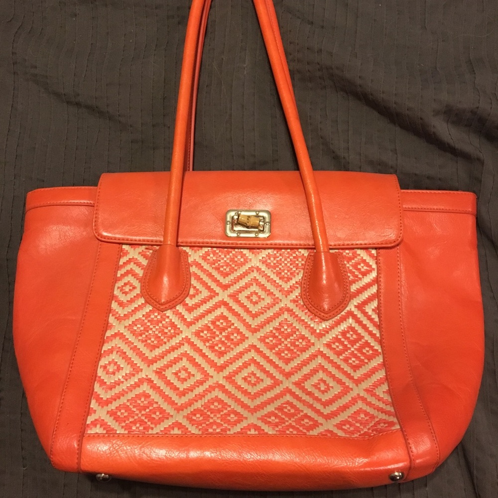 Shiraleah satchel purse  - orange